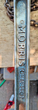Vintage Morris Leverlift 3/4 Ton Ratchet Chain Hoist Pullift Engine Crane M6656