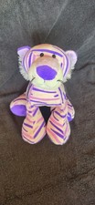 Animal Alley 2000 Purple Tiger Stuffed Plush Toy 12 Inch