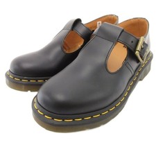 Dr. Martens UK4 Leather Loafers Black Women's Shoes Excellent Condition