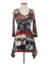 Karen Kane Women Brown Casual Dress S