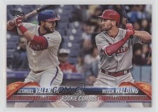 2018 Topps Update Rookie Combos Jesmuel Valentin Mitch Walding #US106 ll2