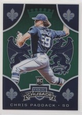2019 Panini Chronicles Crusade Green Prizm 27/50 Chris Paddack #7 z6b