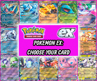 Pokemon ex Choose Your Card! Double Rare SV English Near Mint Huge Selection