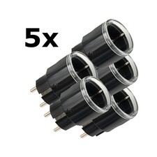5x Shelly Plug S Gen3 Matter schwarz Bundle -...