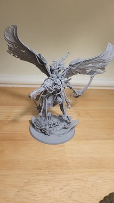 Games Workshop Death Guard - Daemon Primarch Mortarion, Assembled and Primed