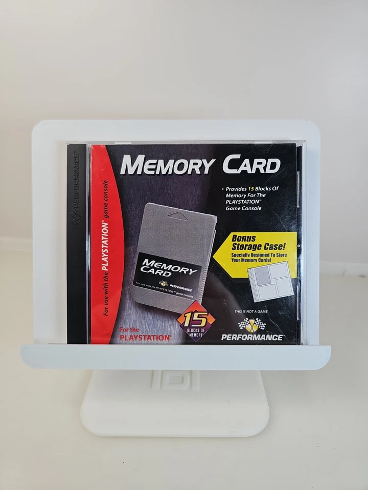 Performance Memory Card Case & 4 Cards (Sony PlayStation 1, PS1) Fast Ship - Image 2 of 4