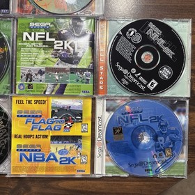 Sega Dreamcast Vintage Game Lot CIB 5 Total Games  Tested Works Auth