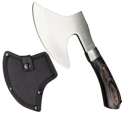 DOOM BLADE 8.5'' Camping Hatchet Axe with Nylon Sheath,Small Small 