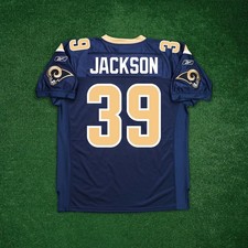 Steven Jackson St. Louis Rams Authentic On-Field EQT Home Navy Blue Jersey