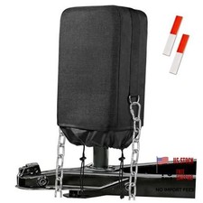 RV Electric Tongue Jack Cover with D Rings - 600D Oxford Fabric Universal