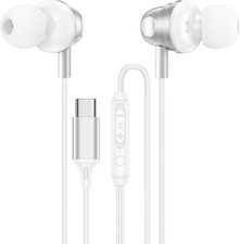 USB C Google Headphones Wired Earbuds for Google Pixel 11 10 Pro Xl/Fold