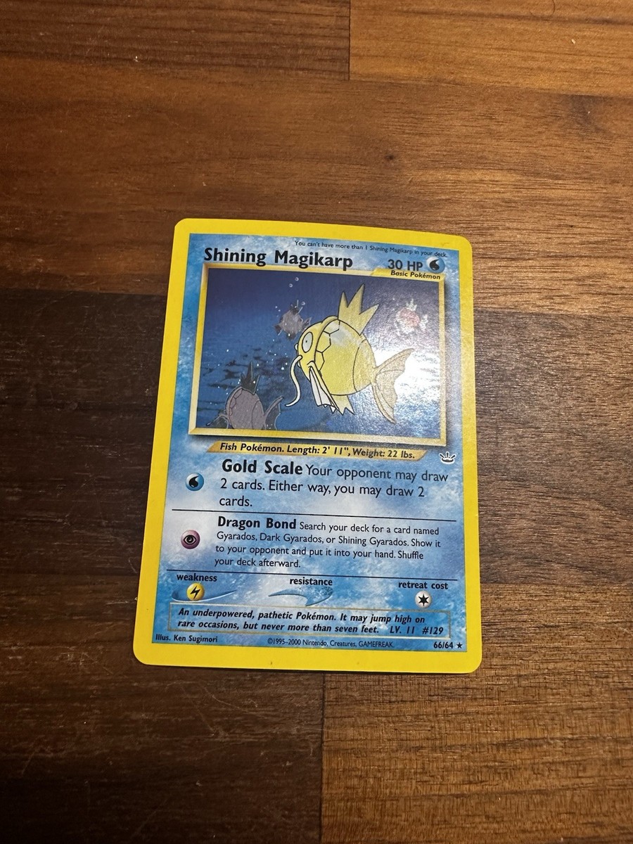 pokemon card shining magikarp PSA 8 NM - MT main image 0