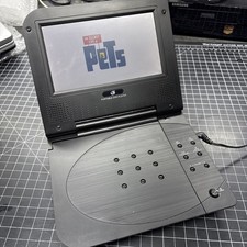 GPX PD708B Portable DVD Player  7"  Works 