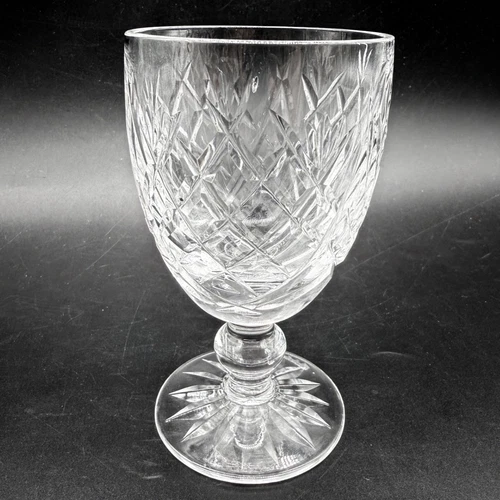 Vintage Waterford Crystal Donegal 4-3/4" Cut Glass Claret Wine Clear Stemware