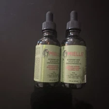 Moeller Organics Rosemary Mint Scalp & Hair Strengthening Oil/ Biotin Lot of 2