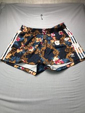 Adidas Swim Shorts XL Multicolor Tropical Flower Print Trunks Lined