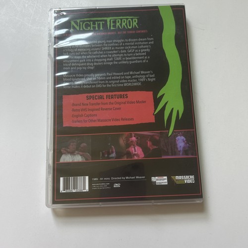 Massacre Video Night Terror DVD-Paul Howard -Michael Weaver--Bad Dreams-bonus - 第 3/5 張圖片