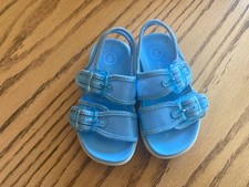 Cat and Jack Girls Light Blue Sandals Size 5 NWOT