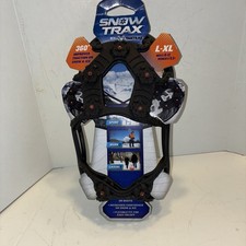 Snow Trax By YakTrax Traction Gear for Shoes Boots Size L-XL Men 8-12; Wmn. 9