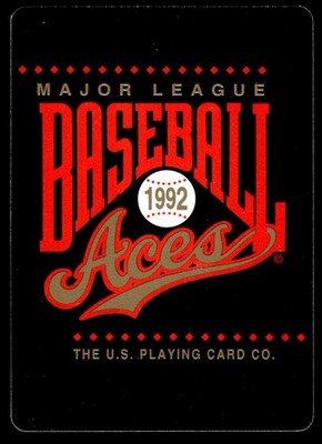 1992 U.S. Playing Card Co. MLB Aces #3 of Spades NOLAN RYAN Rangers HOF EX-NM