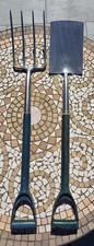 Stainless Steel Garden Border Fork And Spade
