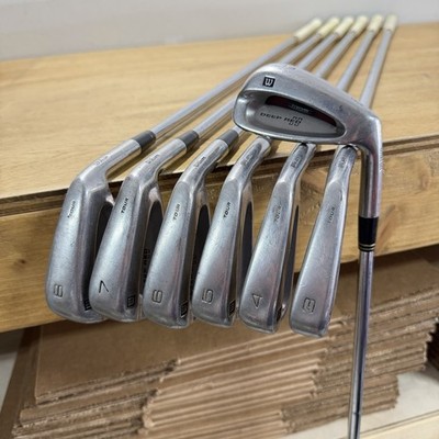 Wilson Deep Red II Iron Set 3-9 Step Control 450 Regular Flex Steel Right Hand