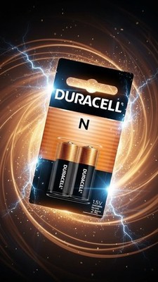 Duracell N 1.5V Alkaline Batteries 2-Pack   Long-Lasting for Key Fobs & GPS