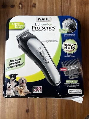 Wahl Lithium Ion Pro Series Pet Clipper (9177) Rechargeable Heavy Duty Grooming