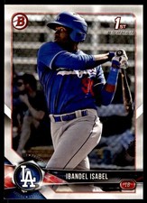 2018 Bowman Prospects Ibandel Isabel Los Angeles Dodgers #BP47