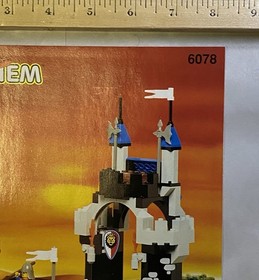 LEGO 6078 Royal Drawbridge Knights Castle Retired Instruction Manual Only 1995
