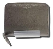 SAINT LAURENT Bi-Fold Wallet Grey PLB603081 Wallet 5468