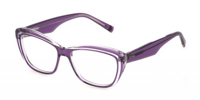 Sting Brille VSJ697 Top lila + Kristall glänzend 48/13/135 JUNIOR