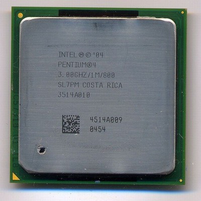 Intel Pentium 4 SL7PM 3.0GHz 1M 800MHz FSB Socket 478 CPU Prescott Processor