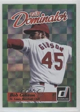 2014 Panini Hall of Fame Elite Dominator Bob Gibson #1 HOF