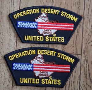 2--OPERATION DESERT STORM, UNITED STATES  Patches, New