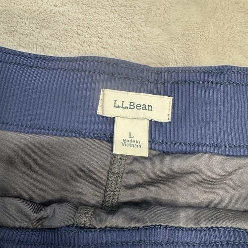 L.L. Bean Vista Camp Skort Skirt Pull-on Blue UPF 50 Hiking Ripstop Nylon Large - Picture 2 of 8