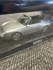 Norev Porsche 911 Carrera Cabriolet Silver 1993 1/18 187592