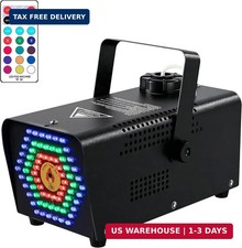 72 LED Fog Machine with Color Lights Wireless Remote Control