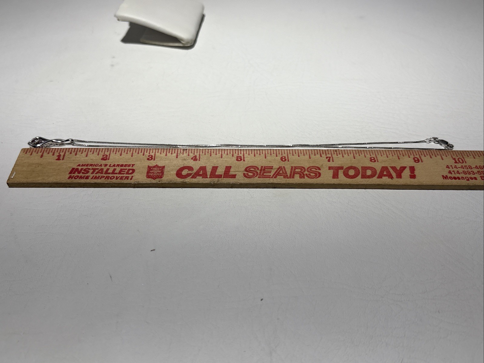 Sterling Silver Floating Ruby Pendant - image 5