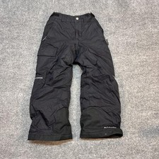 Columbia Pants Kids XS 6/7 Black Bugaboo Omni-Heat Ski Snow Insulated Winter