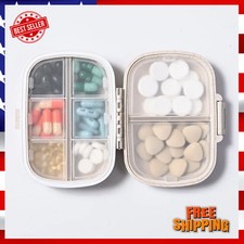 Pill Organizer Container Small Travel Pill Box Daily Pill Case Medicine Holder