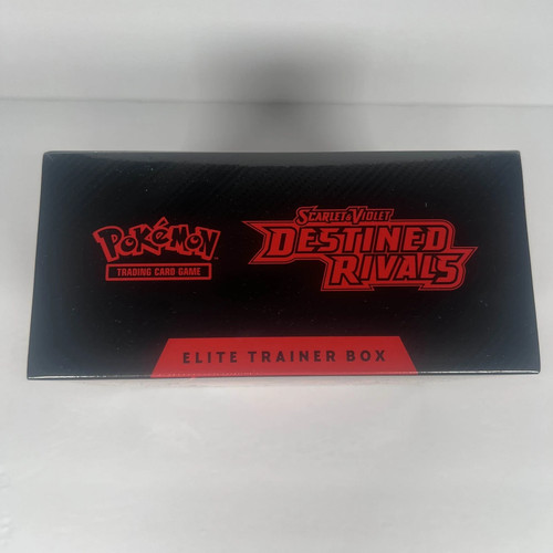 Juego de cartas coleccionables Pokémon escarlata y violeta rivales destinados élite caja de entrenamiento ETB nuevo en mano - Imagen 6 de 8