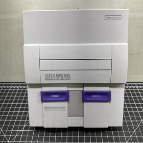 Gray Super Nintendo SNES Console Tested and working E3