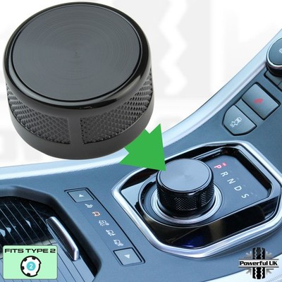 Gear Knob / Rotary Selector Black ''Autobiography style'' for RangeRover Evoque