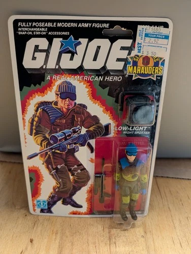 Gi Joe 1989 Sgt Slaughter Marauders Low-Light Moc New Excellent Fully Sealed