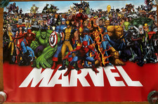 Red Marvel Heroes Poster Rare Trends International! 2007 Hulk Avengers X-Men