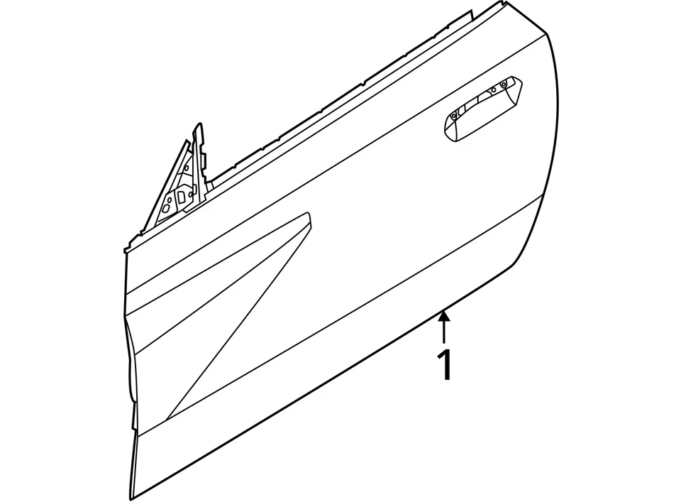 BMW M2 M240i 230i G42 G87 Front Left Side Door Shell Panel 2023 2024 2025 OEM Foto 4 de 4
