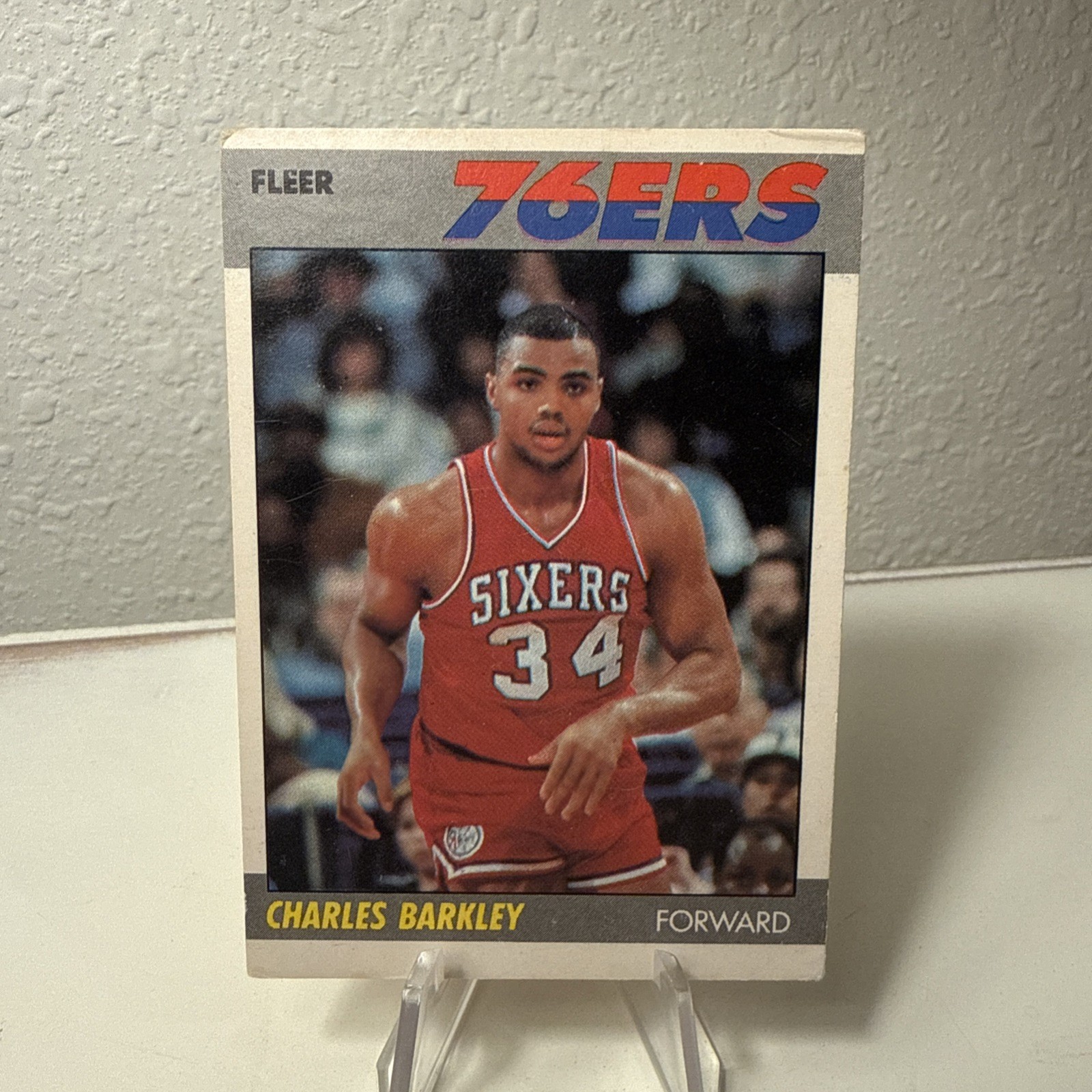Charles Barkley #9 Basketball Cards 1987 Fleer trading card — raw and PSA graded price guide
