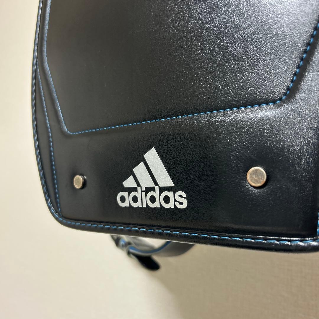 Adidas Black School Bag with Blue Accents Durable Material Used kk6 thumbnail 3