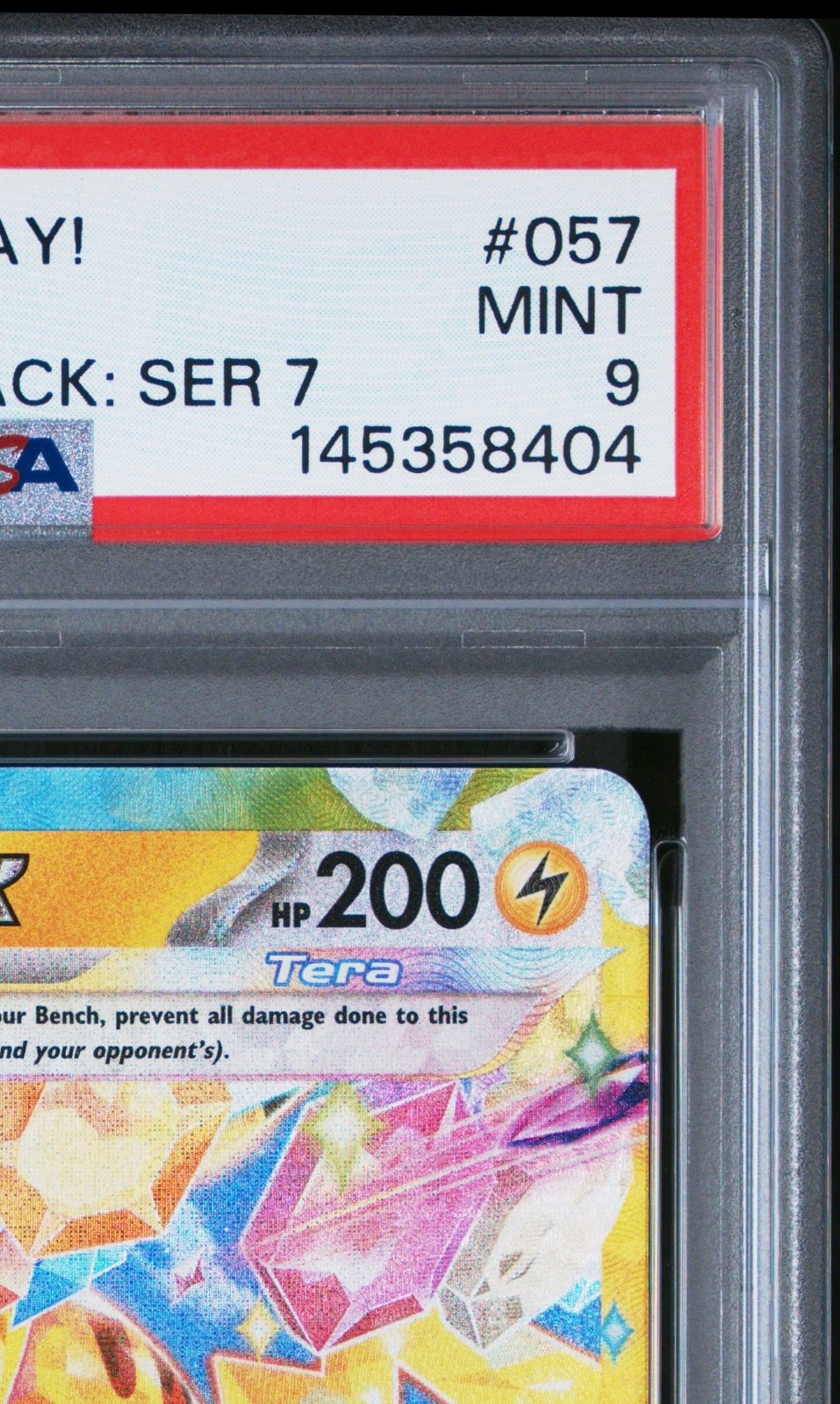 2025 Pokemon Play! Pokemon Prize Pack: Series 7 Pikachu EX #057 PSA 9 view 4